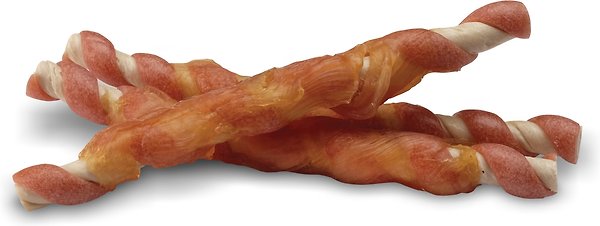 Show full view: Zeus Better Bones Salmon Flavour Chicken Wrapped Twists Dog Treats, 10 count slide 3 of 3