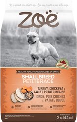 Zoe Small Breed Turkey with Chickpea & Sweet Potato Dry Dog Food, 2-kg bag