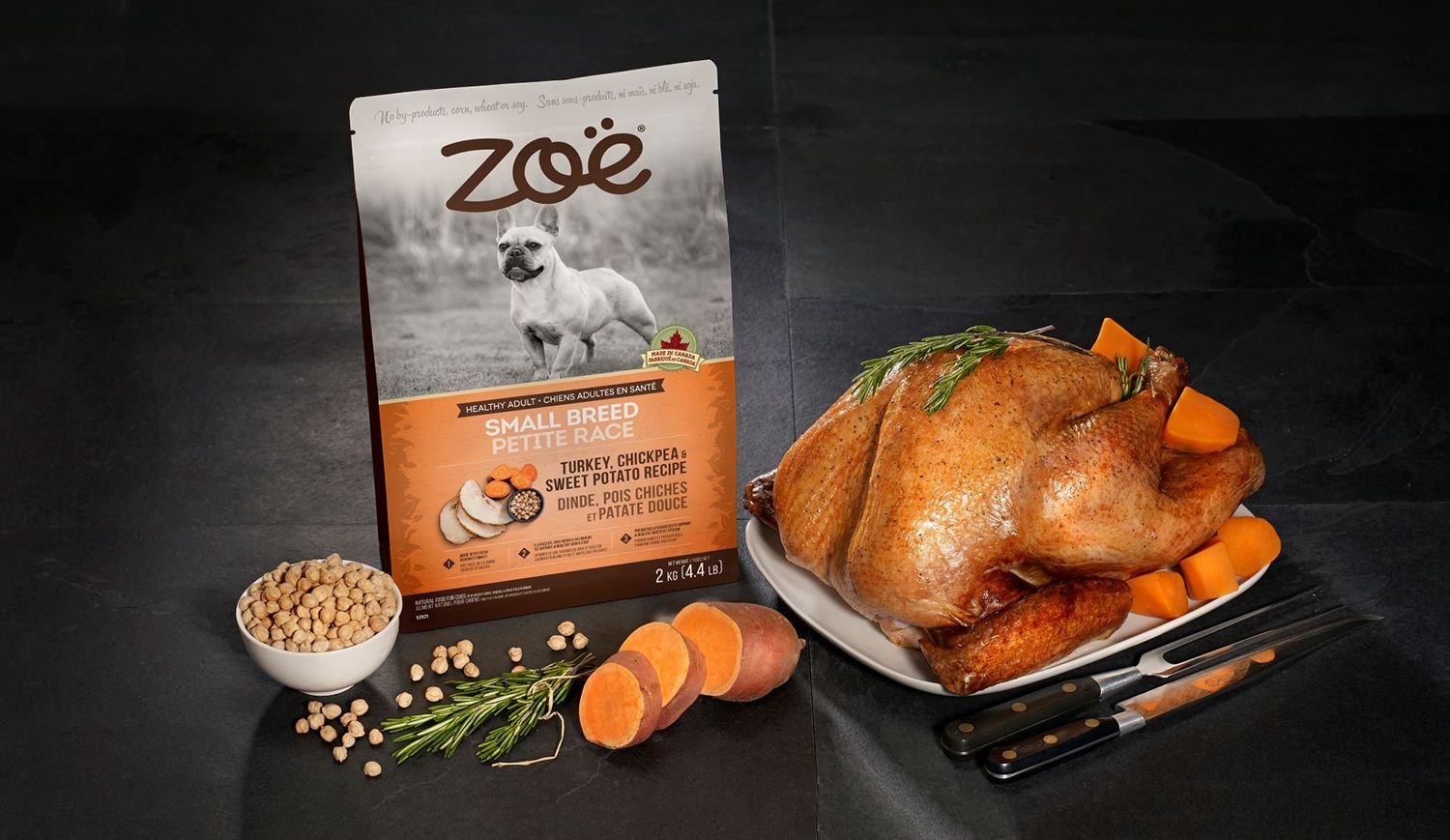 Zoe small breed dog food sales