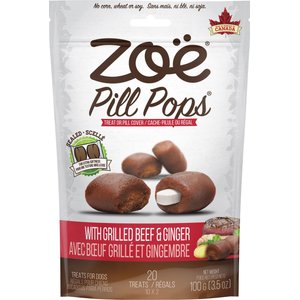 Zoe Tender Chunks Grilled Cheese & Bacon Dog Treats, 150-g bag