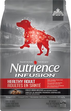 NUTRIENCE Infusion Healthy Adult Beef Dry Dog Food, 10-kg bag