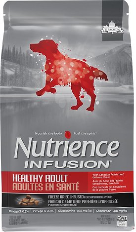 NUTRIENCE Infusion Healthy Adult Beef Dry Dog Food, 10-kg bag