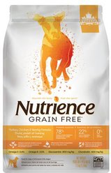 Nutrience Grain-Free Turkey Chicken & Herring Dry Dog Food, 2.5-kg bag