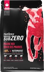 Nutrience SubZero Prairie Red Grain-Free Dry Dog Food, 10-kg bag