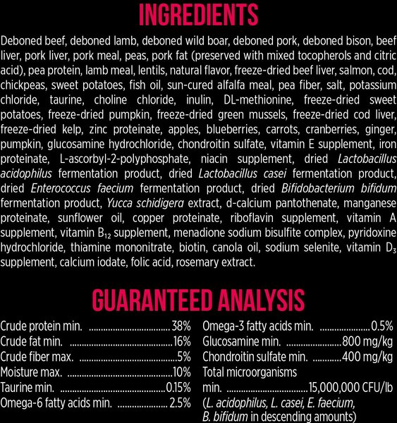 Show full view: Nutrience SubZero Prairie Red Grain-Free Dry Dog Food, 10-kg bag slide 9 of 9