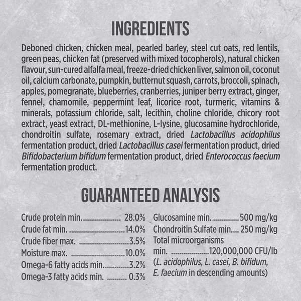 Show full view: Nutrience Infusion Senior Chicken Recipe Dry Dog Food, 10-kg bag slide 4 of 9