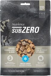 Nutrience SubZero Multi Protein Chicken, Liver & Duck Grain-Free Freeze-Dried Dog Treats, 70-g bag