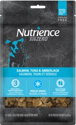Nutrience SubZero Multi Protein Salmon Tuna & Amberjack Grain-Free Freeze-Dried Dog Treats, 70-g bag