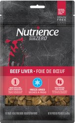 Nutrience SubZero Single Protein Beef Liver Grain-Free Freeze-Dried Dog Treats, 90-g bag