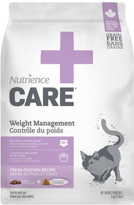 NUTRIENCE Care Cat Weight Management Dry Cat Food 2.27 kg bag