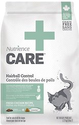 Nutrience Care Cat Hairball Control Dry Cat Food, 2.27-kg bag 