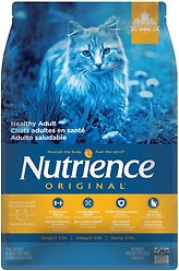 Nutrience Original Healthy Adult Chicken Meal with Brown Rice Recipe Dry Cat Food, 5-kg bag