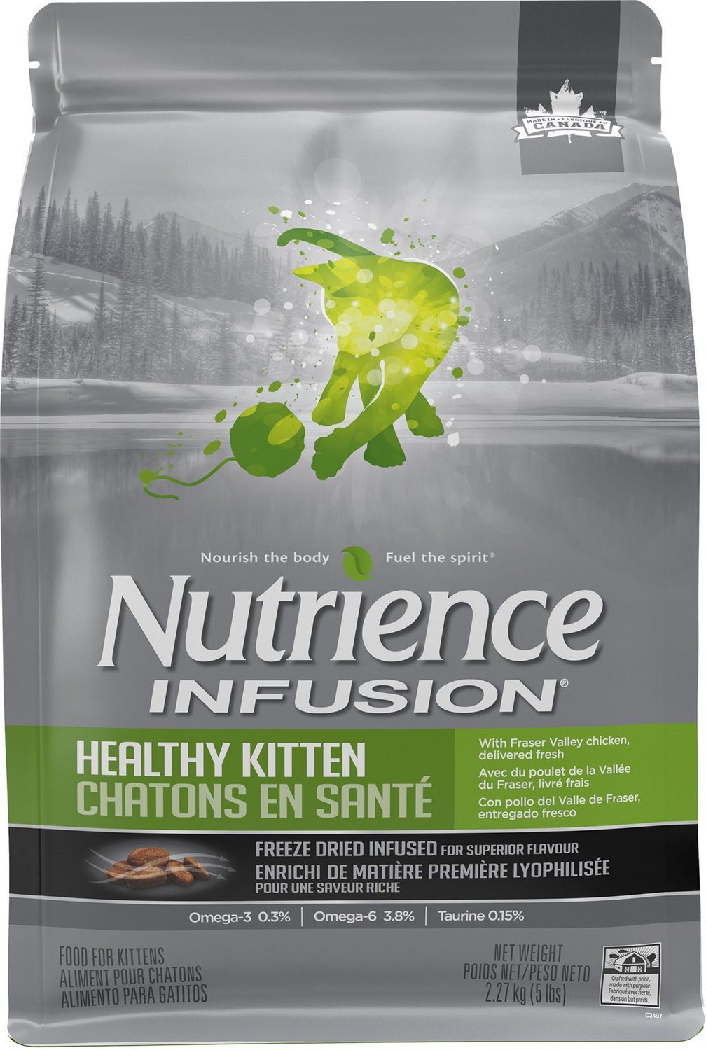 NUTRIENCE Infusion Healthy Kitten Chicken Dry Cat Food 2.27 kg