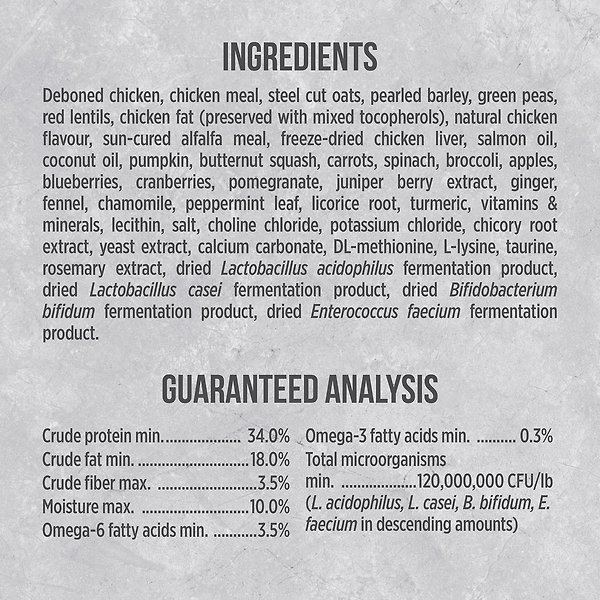 Show full view: Nutrience Infusion Healthy Adult Chicken Dry Cat Food, 2.27-kg bag slide 4 of 8