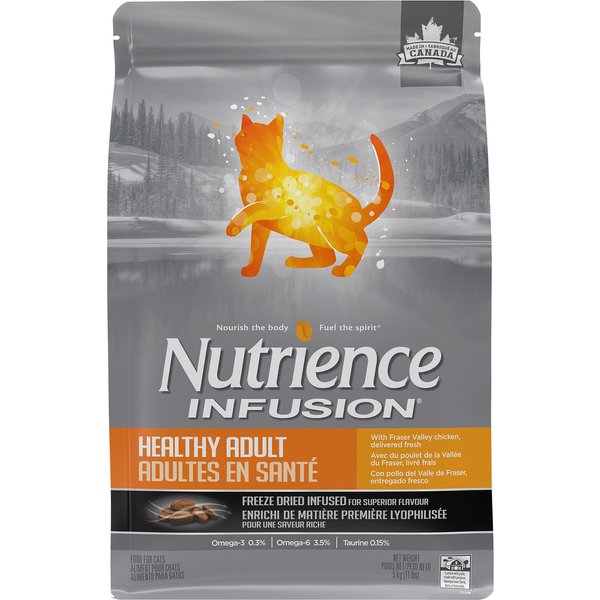 NUTRIENCE Infusion Healthy Adult Chicken Dry Cat Food 5 kg bag