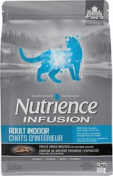 Nutrience Infusion Adult Indoor Cat Ocean Fish Dry Cat Food, 5-kg bag