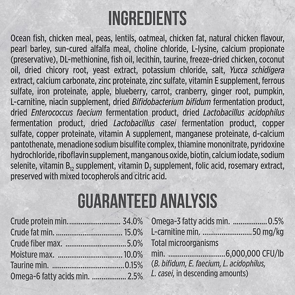 Show full view: Nutrience Infusion Adult Indoor Cat Ocean Fish Dry Cat Food, 5-kg bag slide 4 of 8