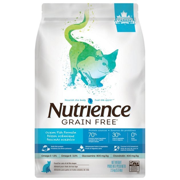 NUTRIENCE Grain Free Ocean Fish Formula Dry Cat Food 2.5 kg bag