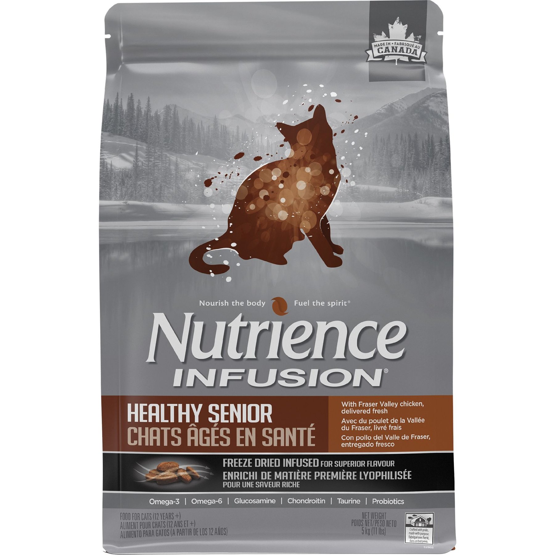 l carnitine in cat food Rx Vitamins for Pets LiquiCarn 4 fl oz and salmon oil for skin and coat health Nutrience Infusion Adult Weight Control