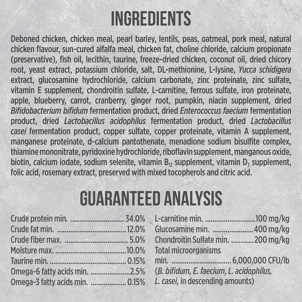 Show full view: Nutrience Infusion Healthy Senior Cat Chicken Dry Cat Food, 5-kg bag  slide 4 of 9