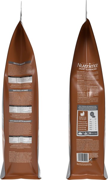 Show full view: Nutrience Infusion Healthy Senior Cat Chicken Dry Cat Food, 5-kg bag  slide 9 of 9