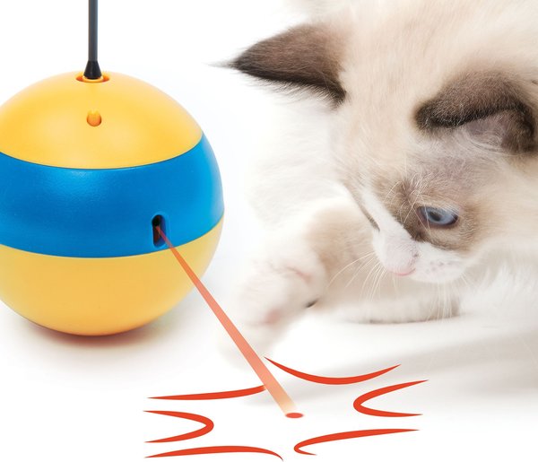 Show full view: Catit Play Spinning Bee Laser Cat Toy slide 4 of 6