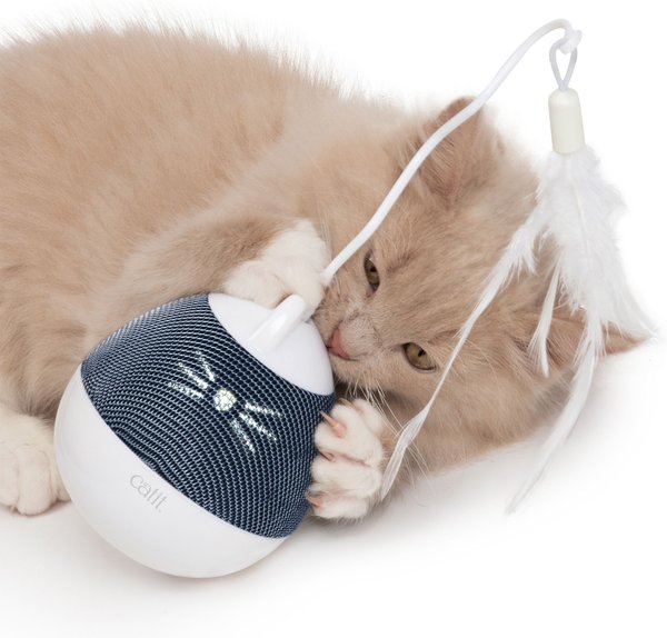 Show full view: Catit PIXI Spinner Electronic Cat Toy, Blue slide 5 of 7