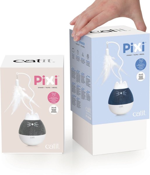 Show full view: Catit PIXI Spinner Electronic Cat Toy, Blue slide 6 of 7
