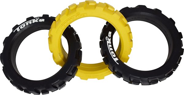 Show full view: Tonka Flex Tread 3-Ring Tug Dog Toy, Medium slide 3 of 5