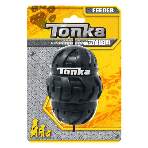 Tonka 4 Tri-Stack Tread Feeder Dog Toy - Each