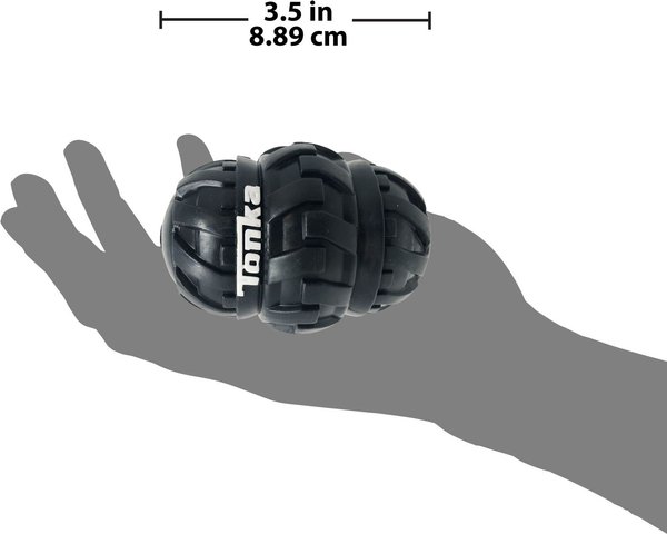 Show full view: Tonka Tri-Stack Tread Feeder Dog Toy, Medium slide 4 of 4