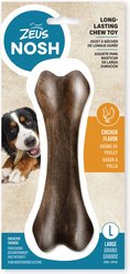 Zeus Nosh Strong Chicken Flavour Chew Bone Dog Toy, Large