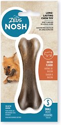 Zeus Nosh Strong Bacon Flavour Chew Bone Dog Toy, Small