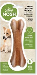 Zeus Nosh Wood Chew Bone Dog Toy, Medium