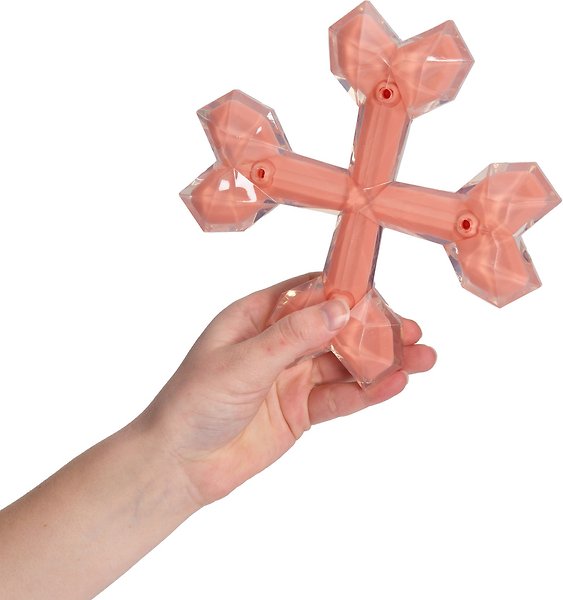Show full view: Zeus Chicken Scent Duo Cross Bone Dog Toy slide 3 of 5