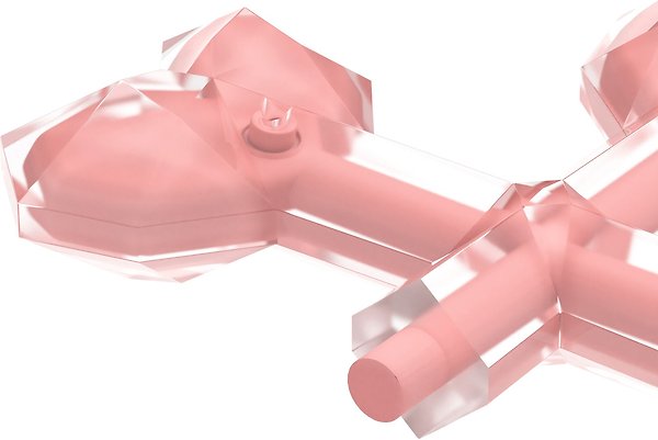 Show full view: Zeus Chicken Scent Duo Cross Bone Dog Toy slide 5 of 5