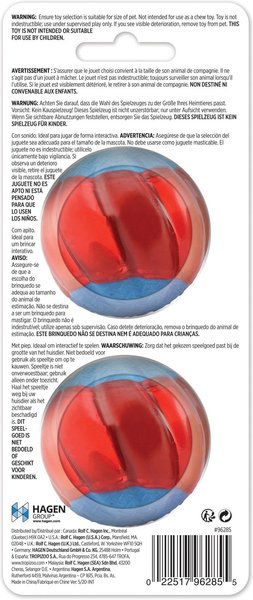 Show full view: Zeus Duo Ball Squeaker Dog Toy, 2 count, Small slide 3 of 4