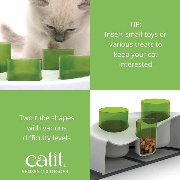 Show full view: Catit Senses 2.0 Digger Slow Cat Feeder slide 6 of 8