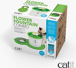 Catit Flower Peanut Placemat Combo Cat Fountain