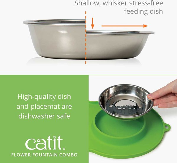 Show full view: Catit Flower Peanut Placemat Combo Cat Fountain slide 5 of 5