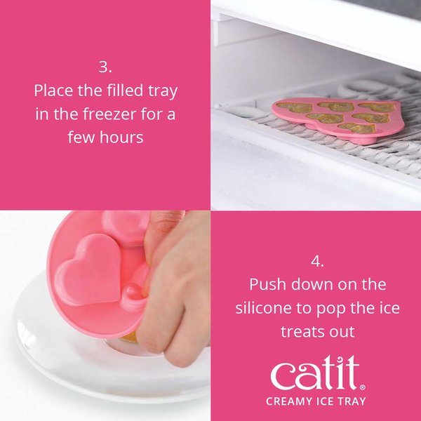 Show full view: Catit Creamy Heart Shape Ice Tray slide 3 of 5
