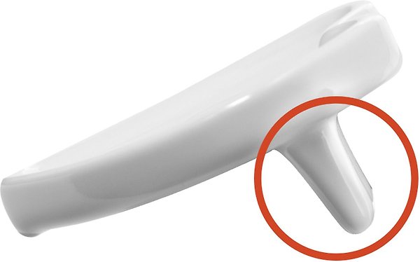 Show full view: Catit 2.0 Creamy Heart Ceramic Cat Dish slide 3 of 4