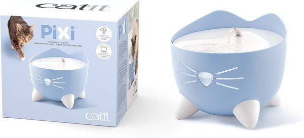 Show full view: Catit PIXI Cat Fountain, 2.5-L, Blue slide 3 of 10