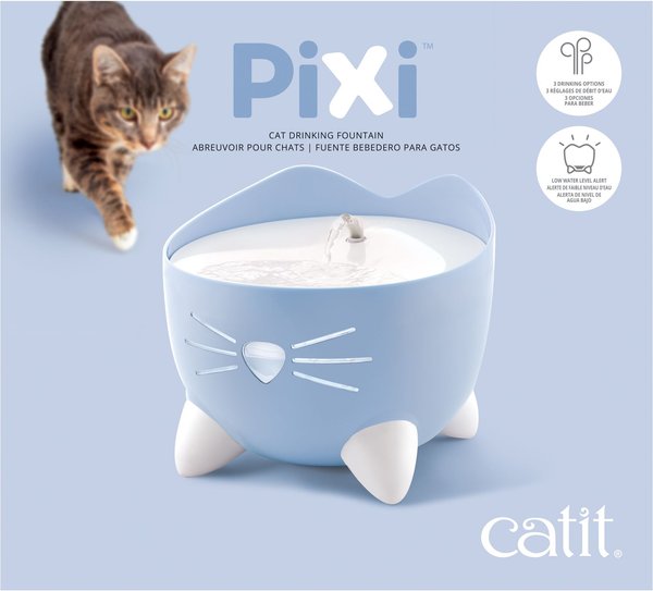 Show full view: Catit PIXI Cat Fountain, 2.5-L, Blue slide 9 of 10