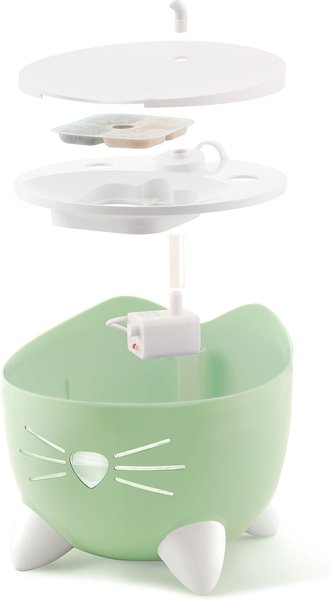 Show full view: Catit PIXI Cat Fountain, 2.5-L, Green slide 5 of 10