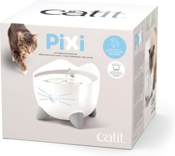 Catit PIXI Stainless Steel Top Cat Fountain, 2.5-L