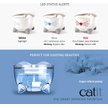 Show in main carousel: Catit PIXI Smart Stainless Steel Top Cat Fountain, 2.5-L slide 5 of 7