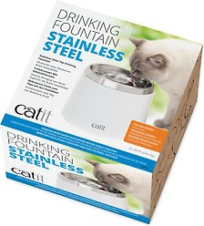 Catit Stainless Steel Top Cat Drinking Fountain, 2-L