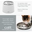 Show in main carousel: Catit Stainless Steel Top Cat Drinking Fountain, 2-L slide 3 of 7