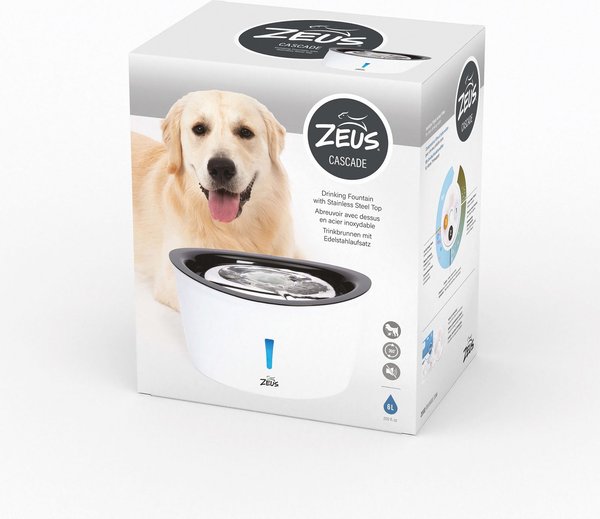 Zeus Cascade Fountain Stainless Steel 6L Zeus Cascade Fountain Stainless Steel 6L